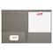 JAM Paper 2-Pocket Textured Linen Business Folders, 6ct.